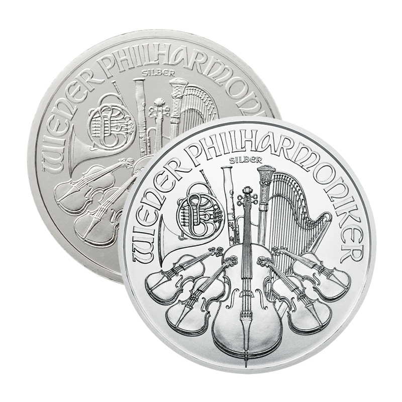 Wiener Philharmoniker - diverse Jahrgänge Österreich 1 oz Silbermünze