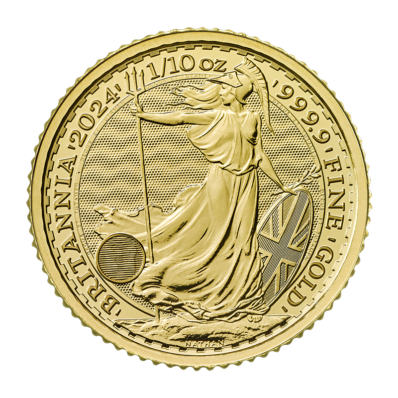 Britannia - Vereinigtes Königreich 1/10 oz Goldmünze