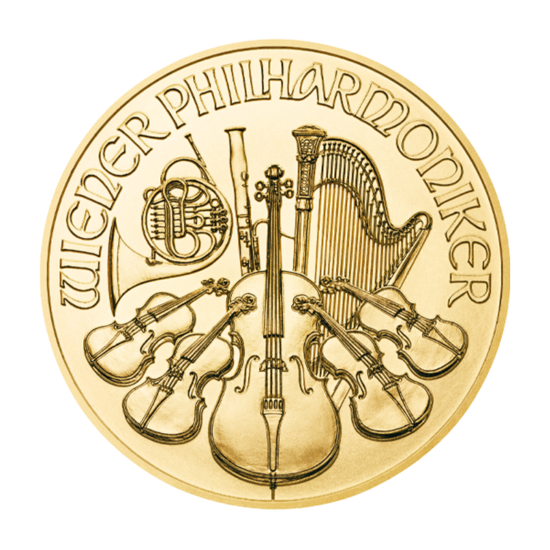 Wiener Philharmoniker 2025 - Österreich 1 oz Goldmünze