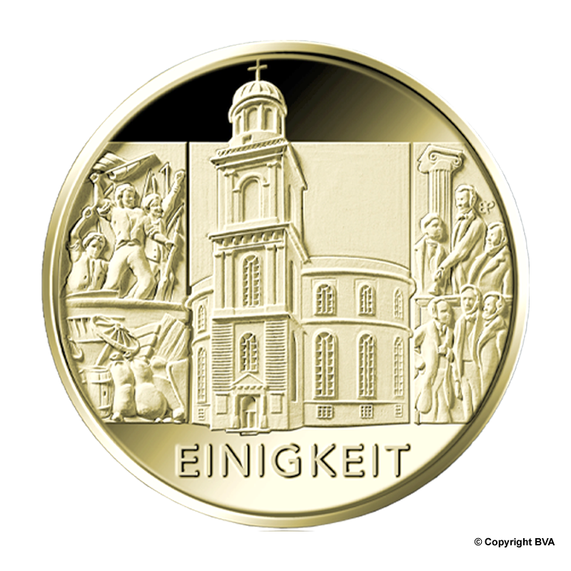 "Einigkeit" 2020 - Deutschland 100 Euro 1/2 oz Goldmünze