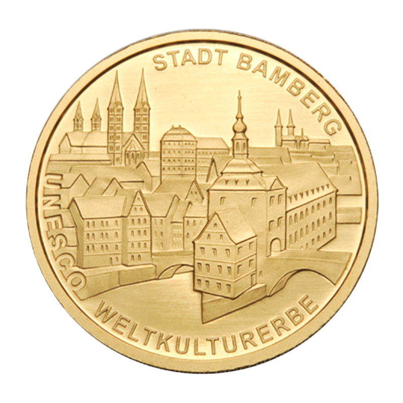 "Bamberg" 2004 - Deutschland 100 Euro 1/2 oz Goldmünze