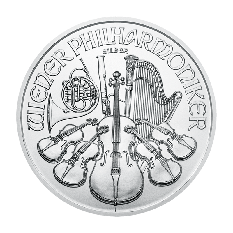 Wiener Philharmoniker 2025 - Österreich 1 oz Silbermünze