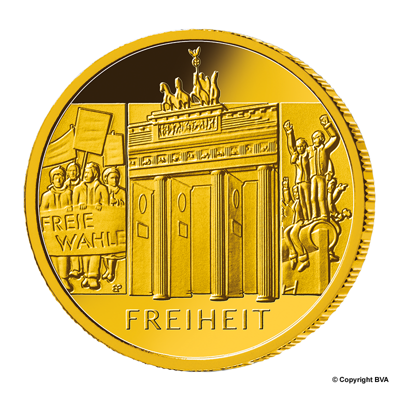 "Freiheit" 2022 - Deutschland 100 Euro 1/2 oz Goldmünze