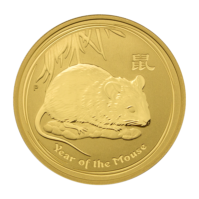 Lunar II "Maus" 2008 - Australien 1 oz Goldmünze