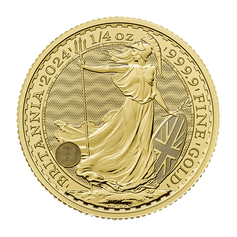 Britannia - Vereinigtes Königreich 1/4 oz Goldmünze