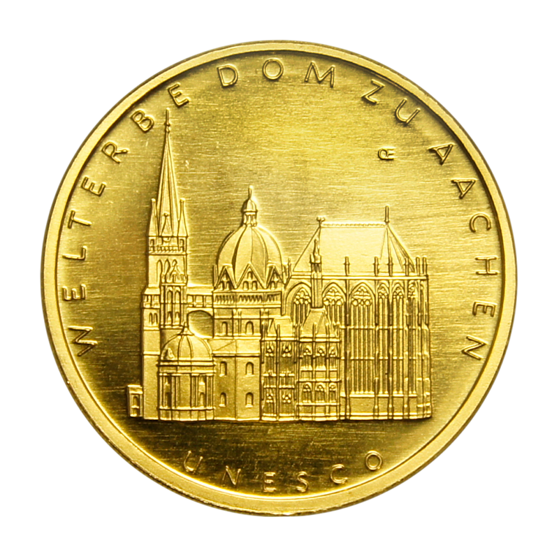 "Aachener Dom" 2012 - Deutschland 100 Euro 1/2 oz Goldmünze