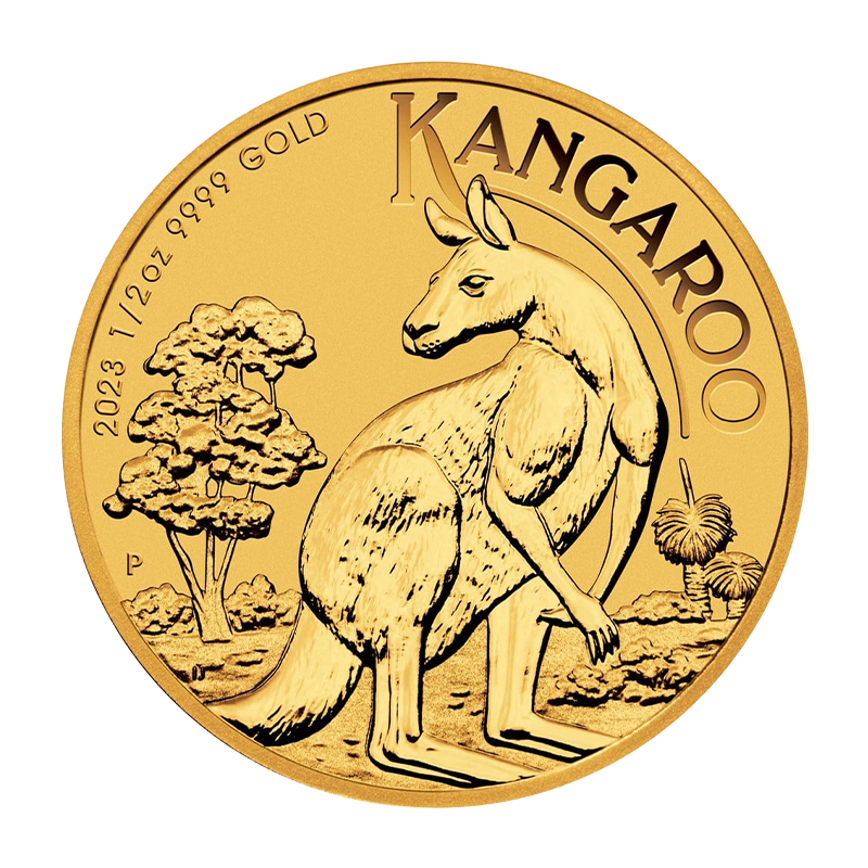 Känguru Nugget (Kangaroo) - Australien 1/2 oz Goldmünze