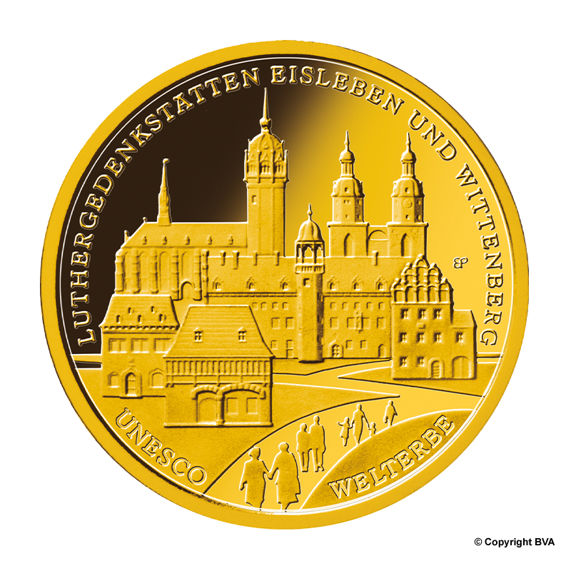 "Wittenberg" 2017 - Deutschland 100 Euro 1/2 oz Goldmünze