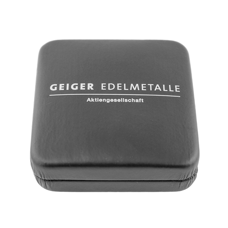 Etui "Universal" klein mit Logo der Geiger Edelmetalle, schwarz