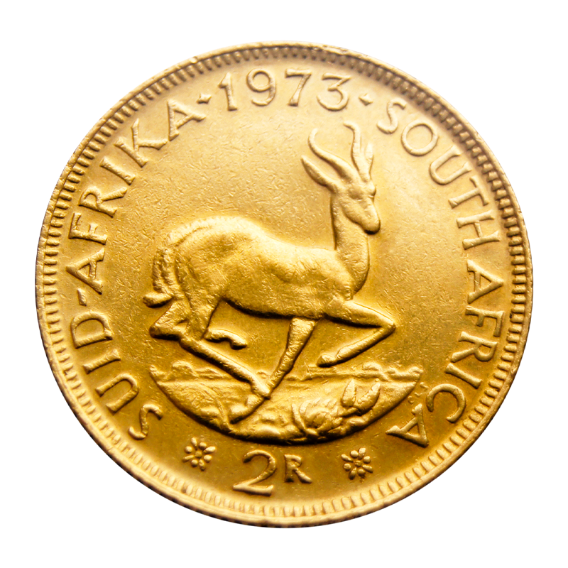 2 Rand - Südafrika Goldmünze