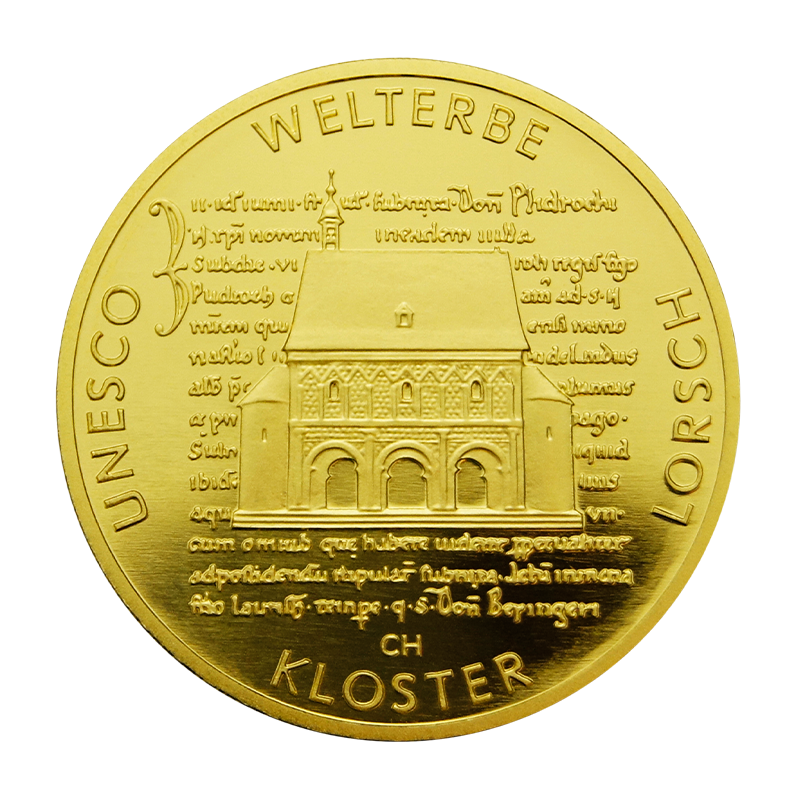 "Kloster Lorsch" 2014 - Deutschland 100 Euro 1/2 oz Goldmünze