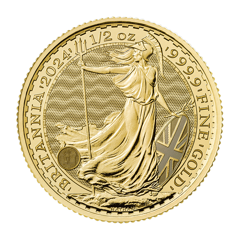 Britannia - Vereinigtes Königreich 1/2 oz Goldmünze