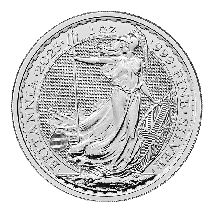 Britannia 2025 - Vereinigtes Königreich 1 oz Silbermünze